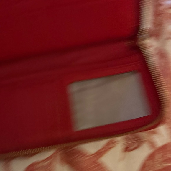 Michael Kors Crimson Zip-Around Wallet - Picture 2 of 9